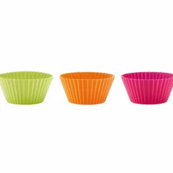 Muffinsformer i silikon 6 stk, mix
