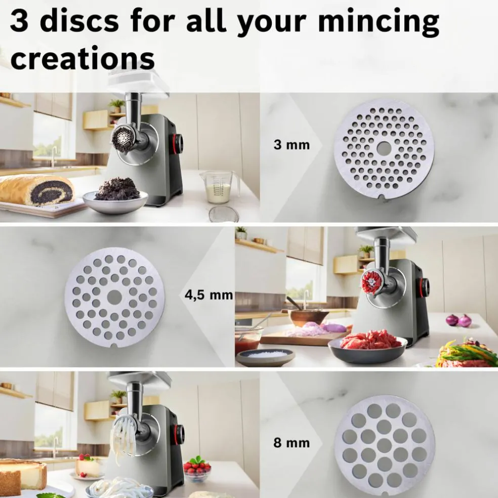 Multipower Series 8 MFWS820M kjøttkvern, rustfritt stål