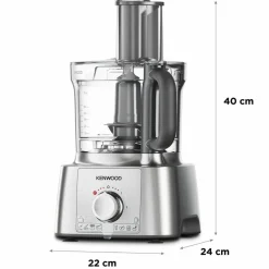 MultiPro Express FDP65.820.SI foodprosessor, stål