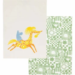 Mummi Fest kjøkkenhåndklesett 50x70 cm 2 stk, grønn