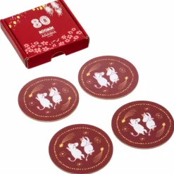 Mummi Festlige Stunder bordbrikker 9 cm, 4 stk.