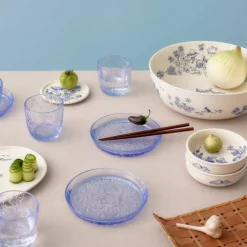 Mummi Haru Mårran skål 12 cm, blå/hvit