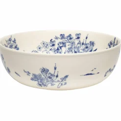 Mummi Haru serveringsskål 28 cm, blå/hvit
