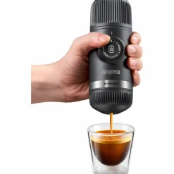 Nanopresso Espressobrygger Grå + Nespresso Adapter