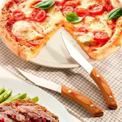 Napoli pizza- och biffkniver 4 stk, lyst tre