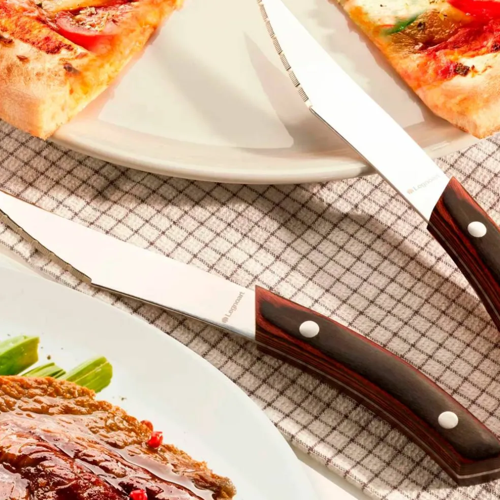 Napoli pizza- och biffkniver 4 stk, lyst tre