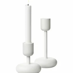 Nappula Lysestake 107+183 mm Hvit 2-pack