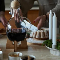 Nature gløggkanne med varmestativ