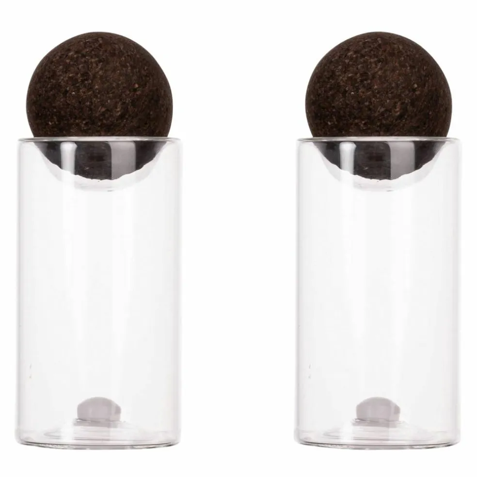 Nature salt- og peppersett med kulekork
