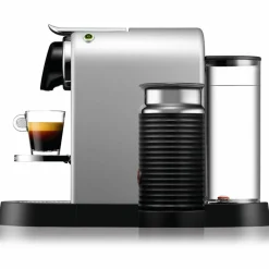 Nespresso by SEC 660 CitiZ & Milk kapselmaskin med melkeskummer, sølv