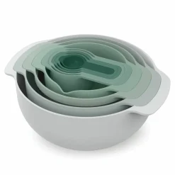 Nest™ Sage skålsett, 9 deler, lysegrønn