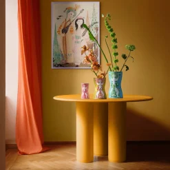 Nina vase 16,5 cm, rosa/rød