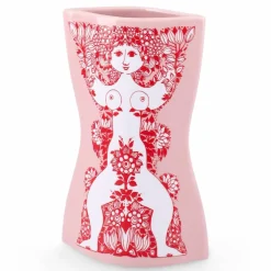 Nina vase 16,5 cm, rosa/rød