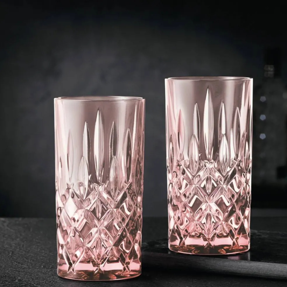 Noblesse longdrinkglass, aqua, 2 stk
