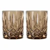 Noblesse tumblerglass 2-stk, 29,5 cl, brun