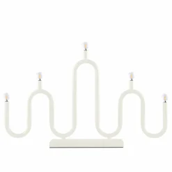 Noel 5 adventsstake, hvit
