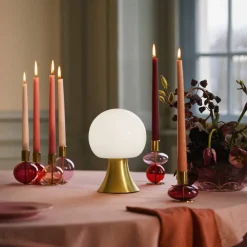 Noor LED-lampe 23 cm, brun