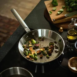 Norden stekepanne uten belegg 24 cm, rustfritt stål