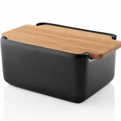 Nordic Kitchen smørboks med lokk, svart