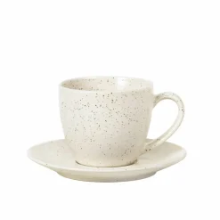 Nordic Vanilla kaffekopp med fat 15 cl