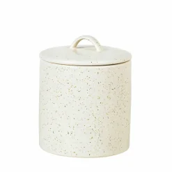 Nordic Vanilla krukke med lokk 12 cm