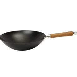 NS kulsstål Wok, svart 30 cm.