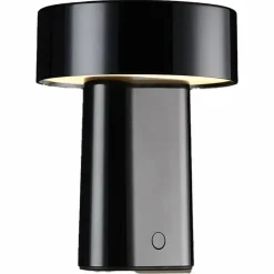 Oblong lampe, svart