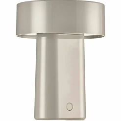 Oblong lampe, varmgrå