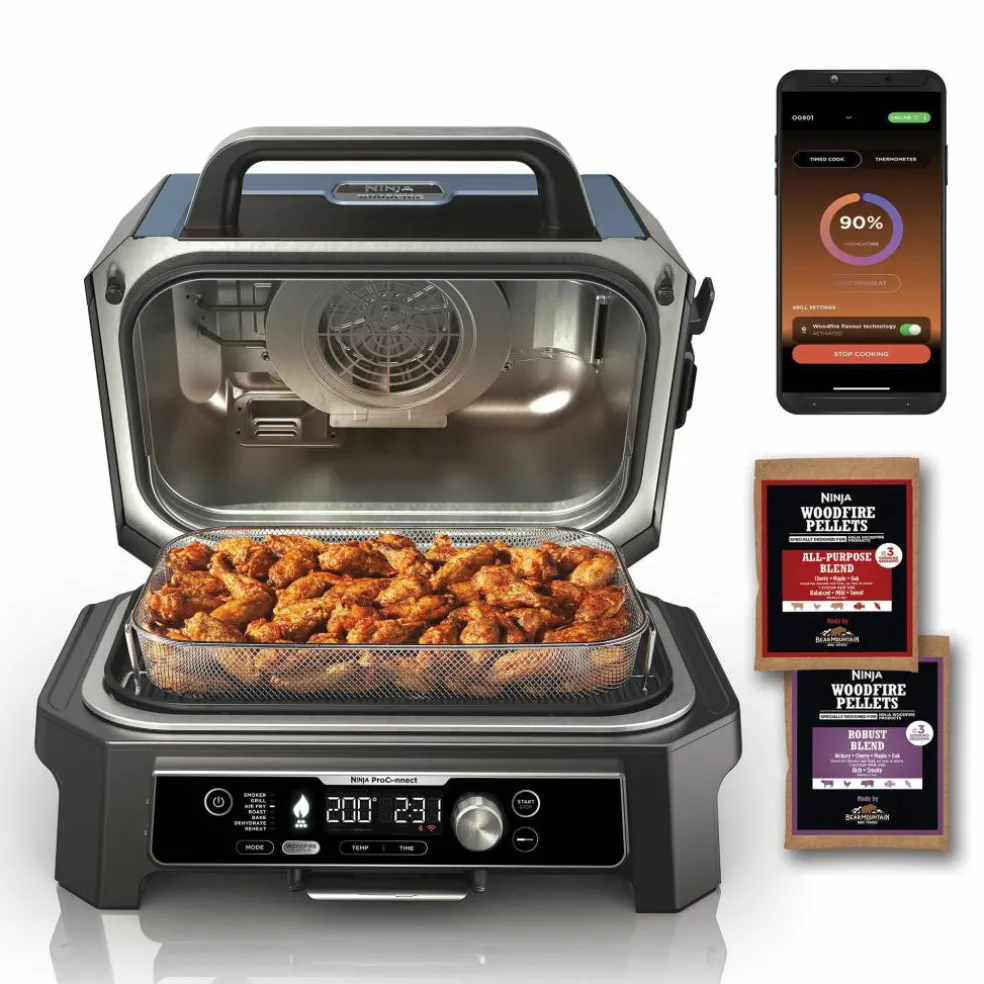OG901EU Woodfire elektrisk grill