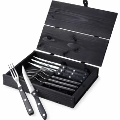 Old Farmer Black Grillbestikk 4+4