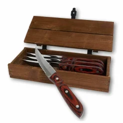 Old Farmer Classic biffkniv XL 4 stk, tre/stål