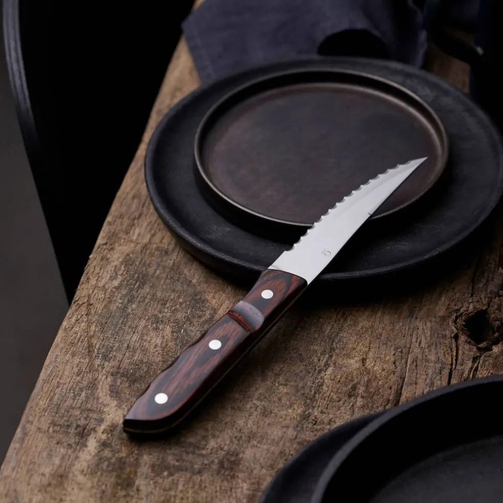 Old Farmer Classic biffkniv XL 4 stk, tre/stål