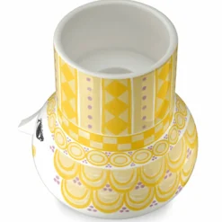 Olga lysestake 9 cm, gul