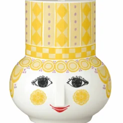 Olga lysestake 9 cm, gul