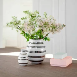 Omaggio Vase 125 mm Sølv