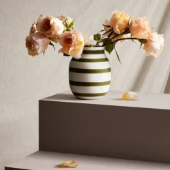 Omaggio vase, olivengrønn
