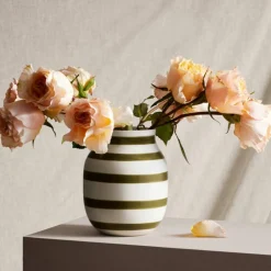 Omaggio vase, olivengrønn