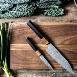 OMO knivsett, Petty 9 cm + Santoku 17 cm