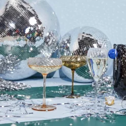 Opacity champagneglass 30 cl 2-pakning, brun