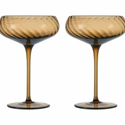 Opacity champagneglass 30 cl 2-pakning, fersken