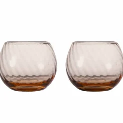 Opacity drikkeglass 22 cl 2-pakning, fersken