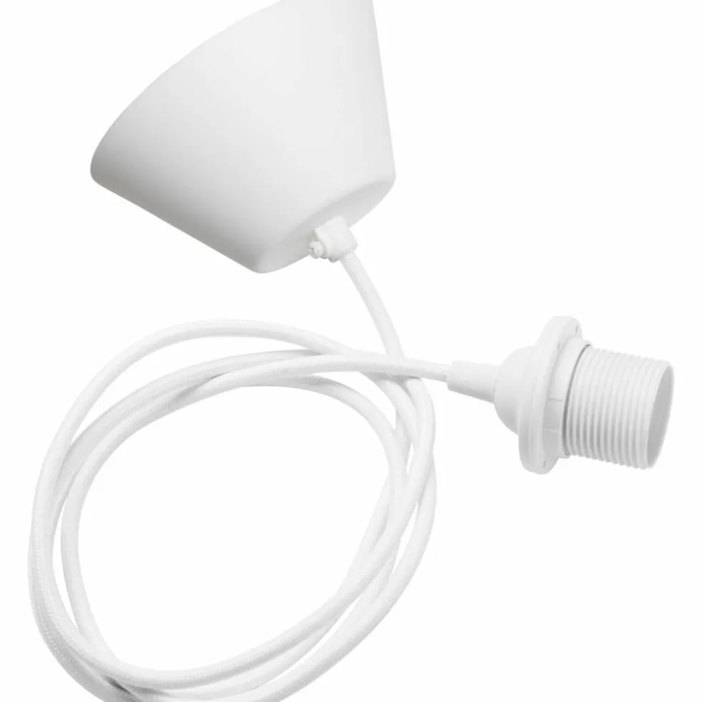 Opphengskabel, E27, beige