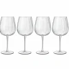 Optica Burgundy ginglass 4-pakning