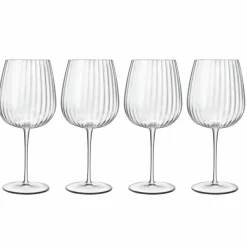 Optica Burgundy ginglass 4-pakning