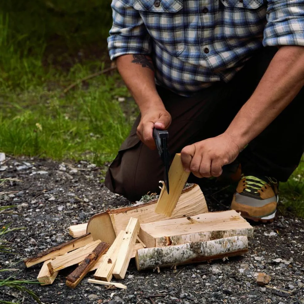 Outdoor Øks med bladbeskyttelse, small