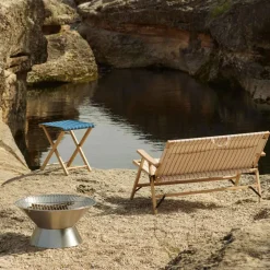 Outdoor Market ildfat, rustfritt stål