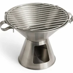 Outdoor Market portabel kullgrill, rustfritt stål