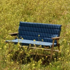 Outdoor Market sofapute, beige/rød