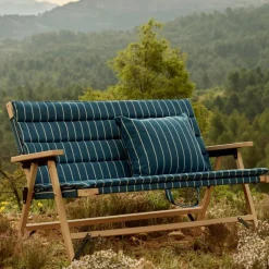 Outdoor Market sofapute, svart/beige