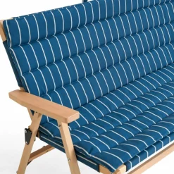 Outdoor Market sofapute, svart/beige